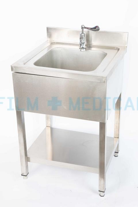 Single Steel Sink on Stand